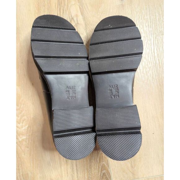 Naturalizer Cabaret Platform Loafers Black Leather Womens 8 NWOB Slip on - Picture 6 of 10